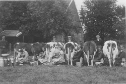 Examenfoto t.g.v. het behalen van het melkdiploma.