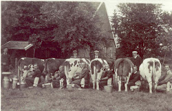 Examenfoto t.g.v. het behalen van het melkdiploma.
