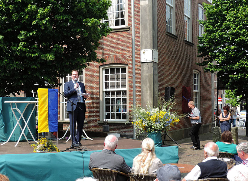 De presentator Henk Heerink