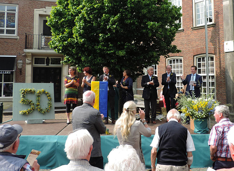 Applaus voor het bestuur