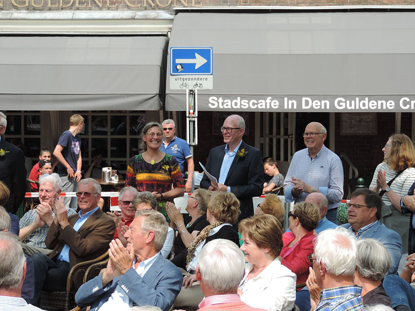 Applaus voor het bestuur