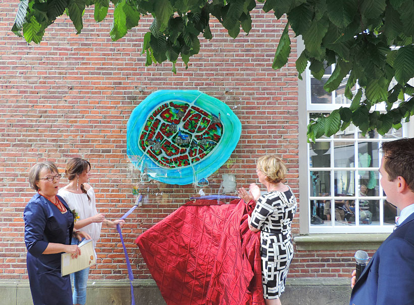 Onthulling van het kunstwerk