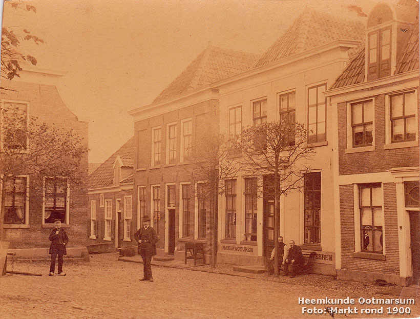 De Markt Ootmarsum rond 1900