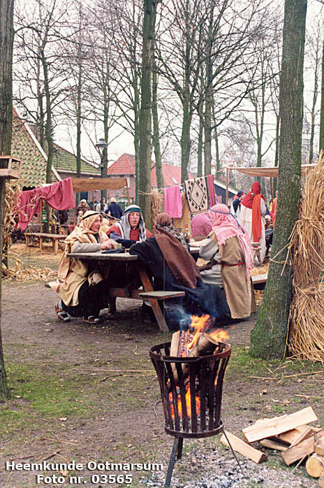 Bijbels kerstspel Openluchtmuseum