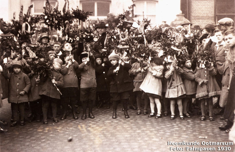 Palmpasenoptocht in Ootmarsum 1930
