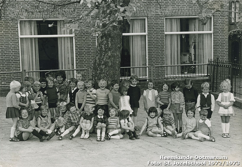 Klassenfoto St Jozefschool – Schooljaar 1972/1973