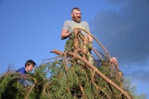 Paashout halen 2017, Poaskamp Brandstapel
