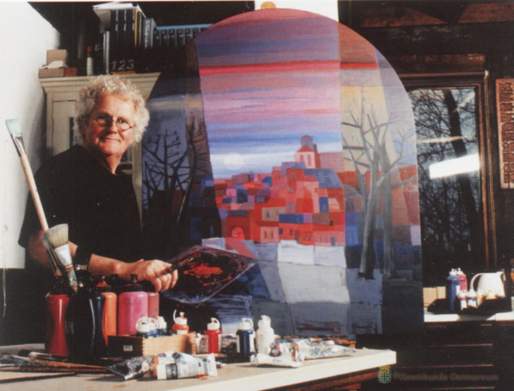 Ton Schulten in zijn atelier
