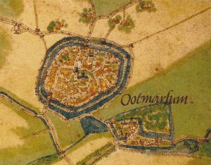 Detail waterverftekening Ootmarsum
