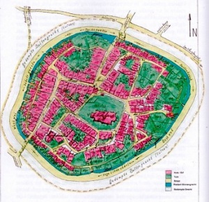 Oude kaart Ootmarsum