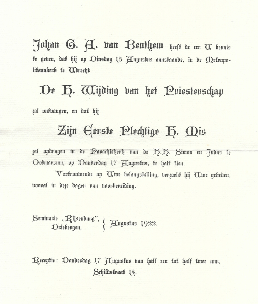Johannes Gerrit Antonius van Benthem