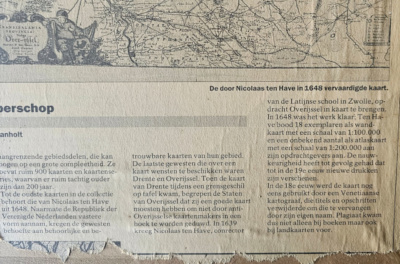 Kaart overijssel Nicolaas ten Have artikel