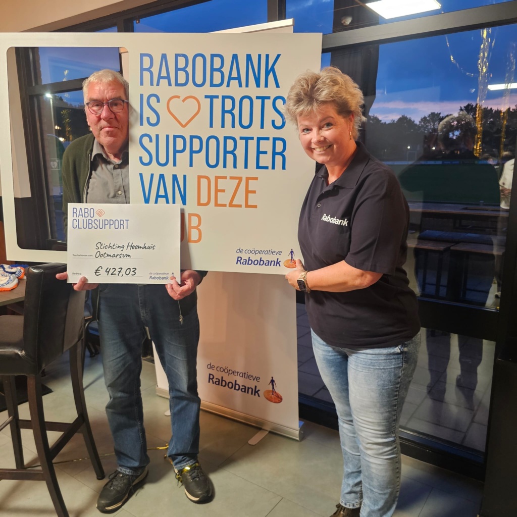 Uitreiking Rabo ClubSupport 2025