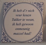 Tegeltje 20 januari
