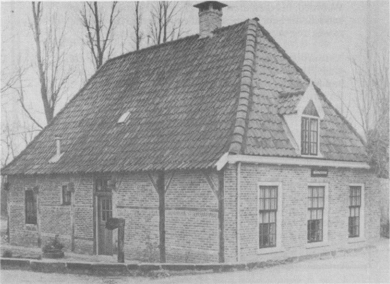 Molenhuisje in 1969 na de restauratie